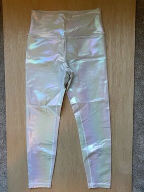 ZYIA White Unicorn Luxe Leggings 7/8